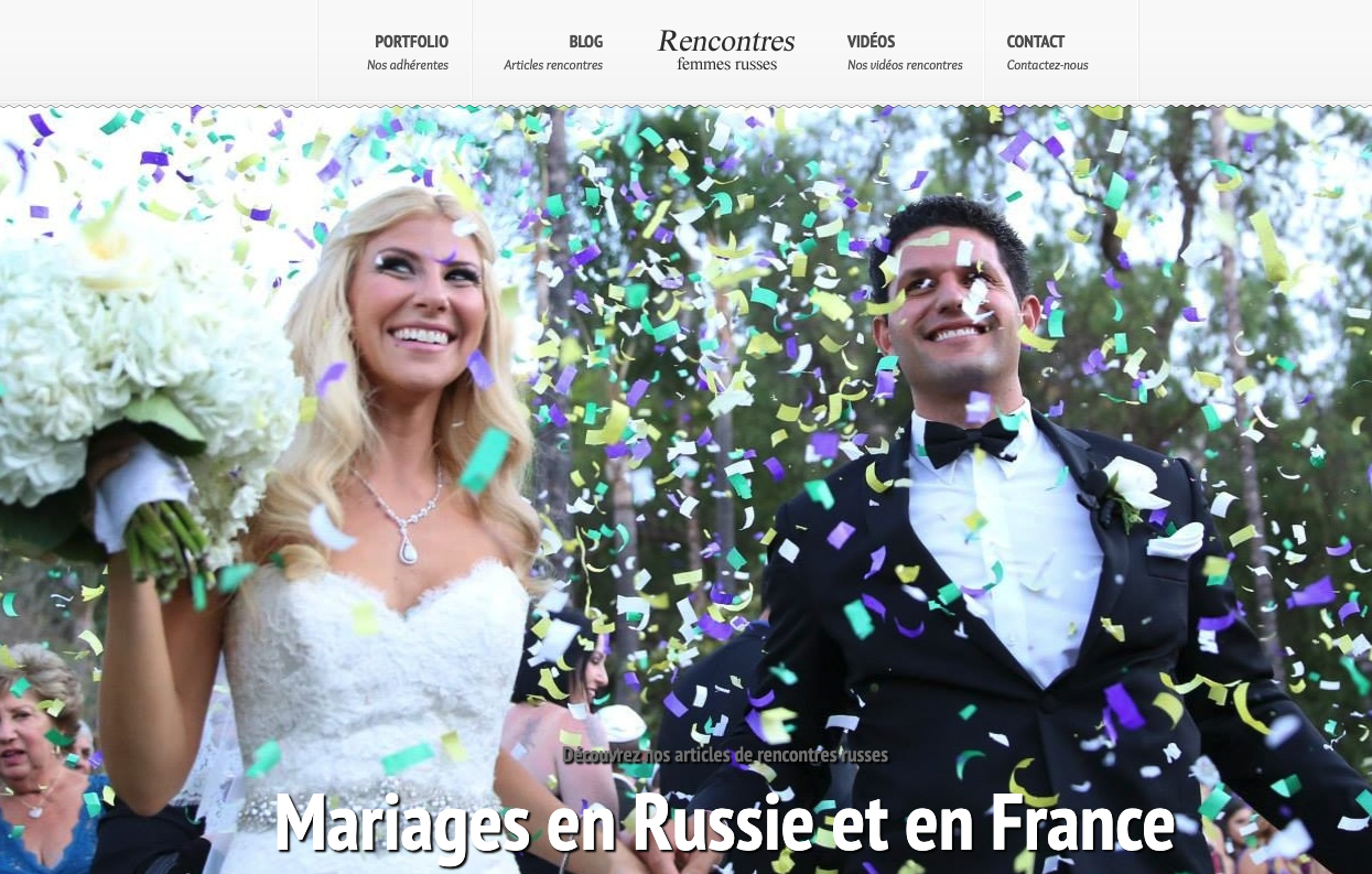 Russie-France-Mariage
