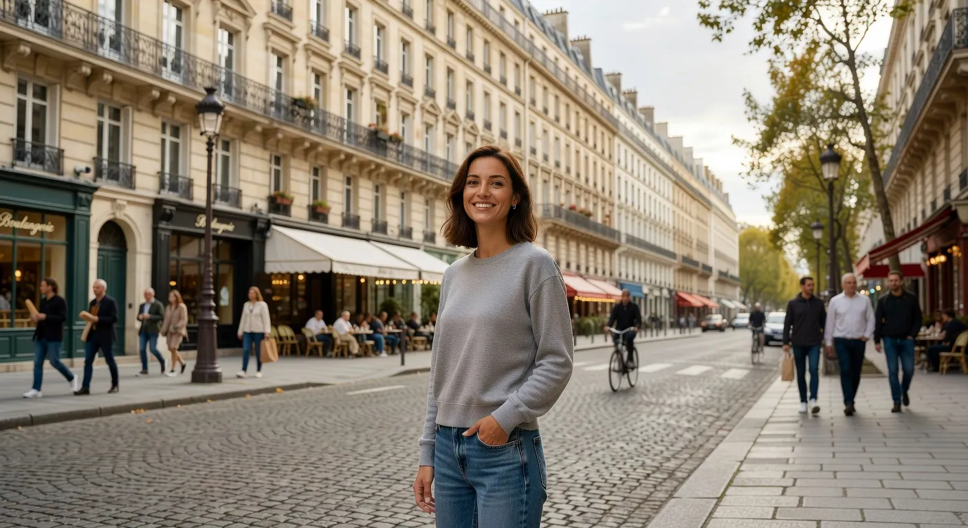 Femme ukrainienne en France — rencontre franco-ukrainienne dans un contexte naturel
